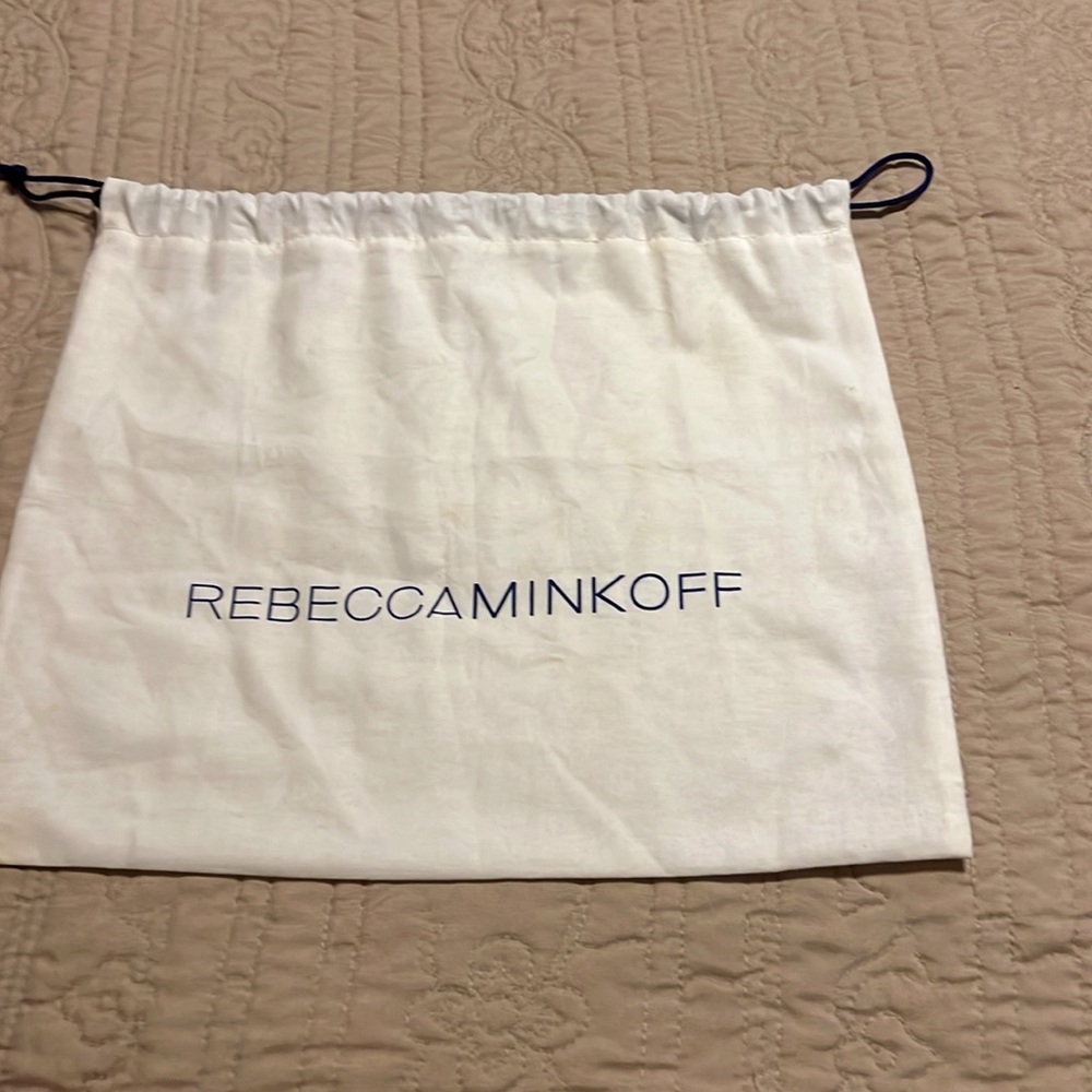 Rebecca Minkoff Cream Drawstring Dust Bag